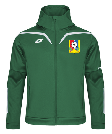 Bluza rozpinana z kapturem H ROSARIO PRO SENIOR_zielony