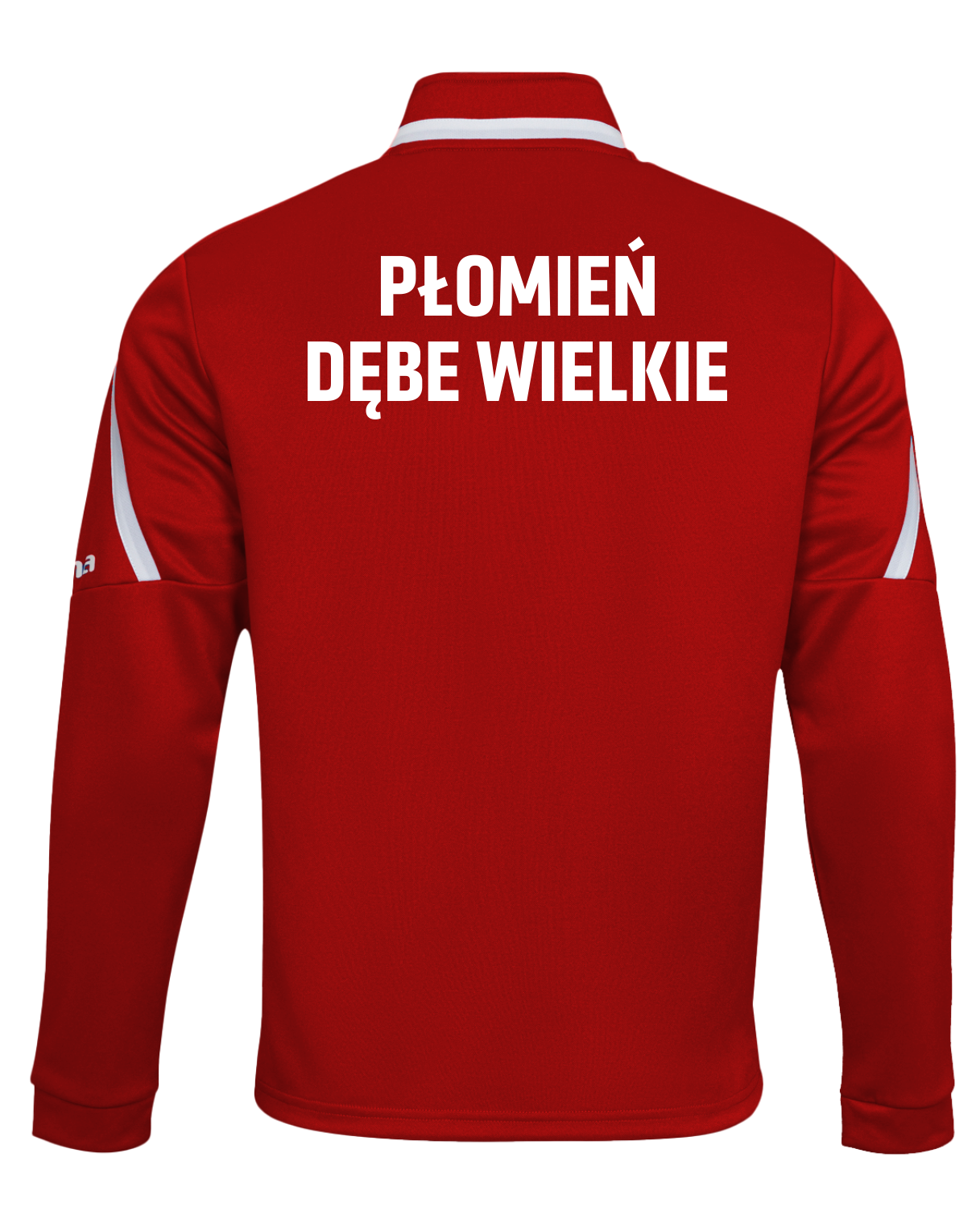 Dres Rosario Junior_czerwona bluza MID_czarne spodnie(zestaw)