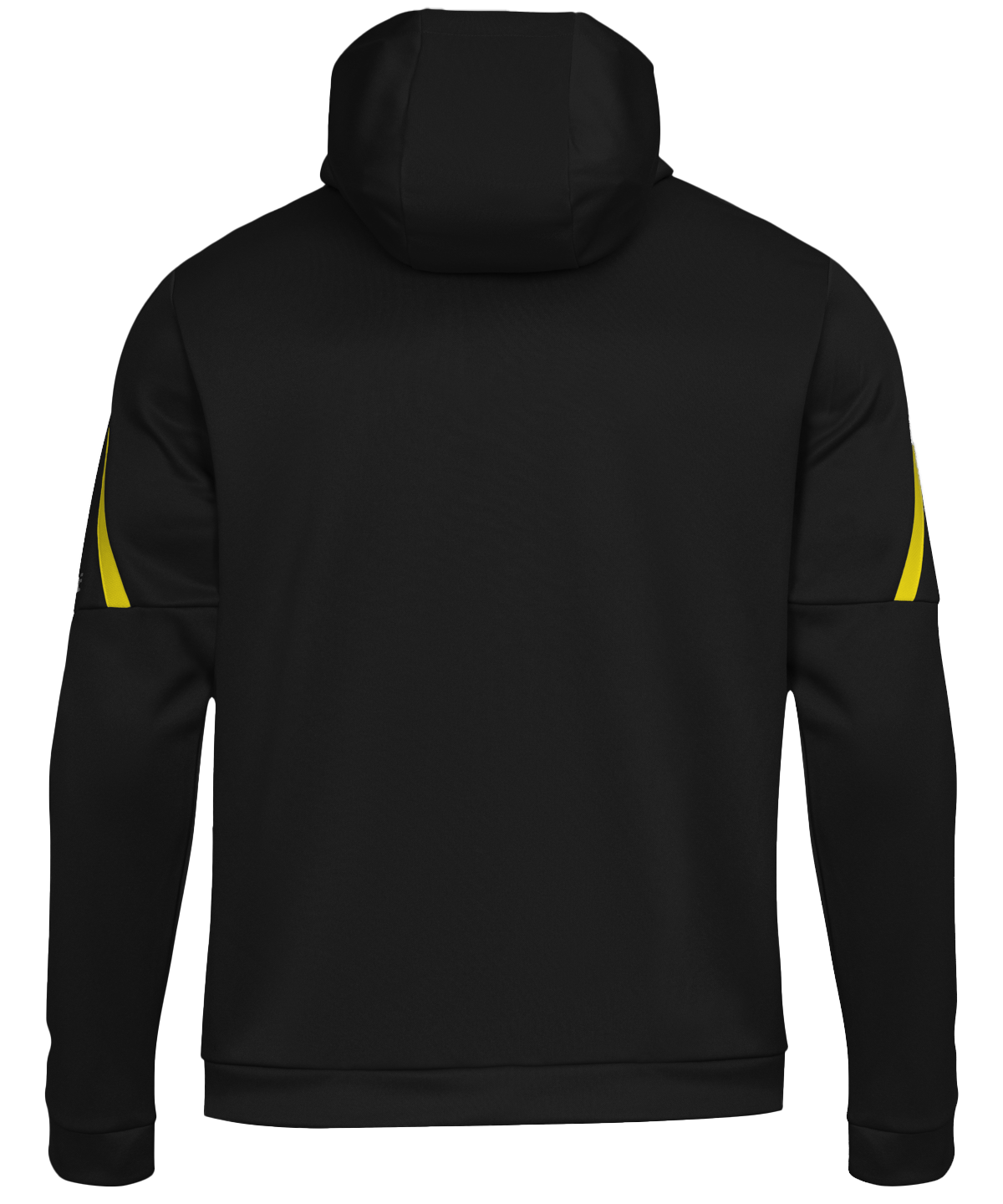 Bluza rozpinana z kapturem H ROSARIO PRO SENIOR_czarny_zółty